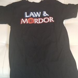 Law and mordor tee shirt